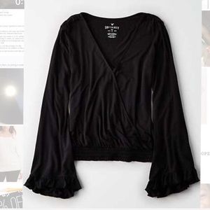 American Eagle Soft and Sexy Bell sleeve top
